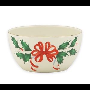 Lenox Holiday Ribbon Bowl